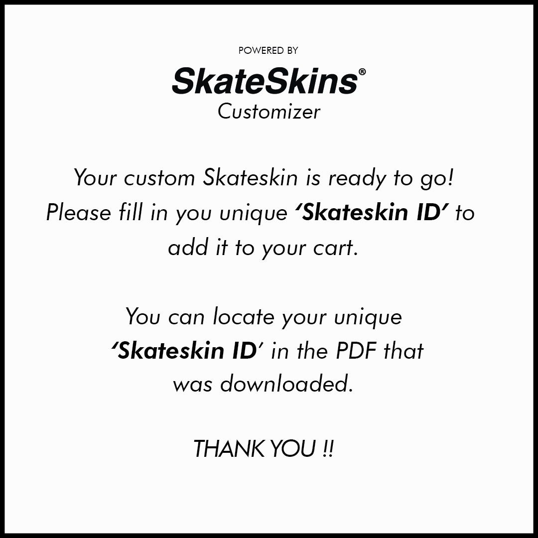 Custom Designed SkateSkins